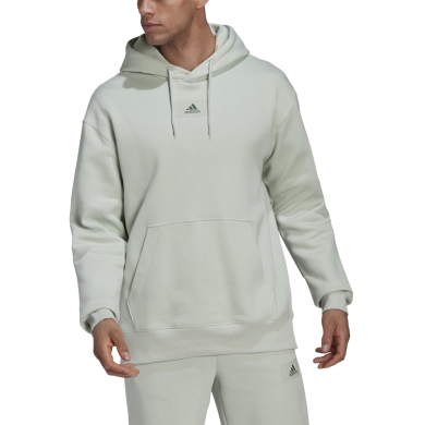 adidas Bluza z kapturem Essentials Feelvivid Bawełna zielona Mężczyźni